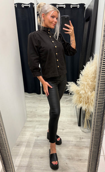 Figga blouse - coffee