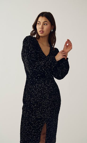 NOELLA Teagan LG dress - black