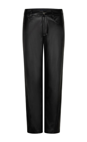 RED BUTTON Catalina faux leather - black