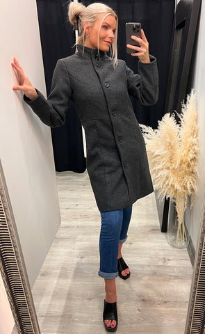 Penelope jacket - charcoal melange