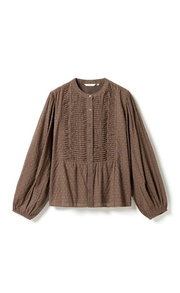 NOELLA N-Loulou LS blouse - morel
