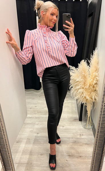 Ariana blouse - pink stripe