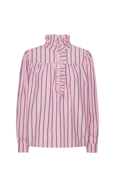 Ariana blouse - pink stripe