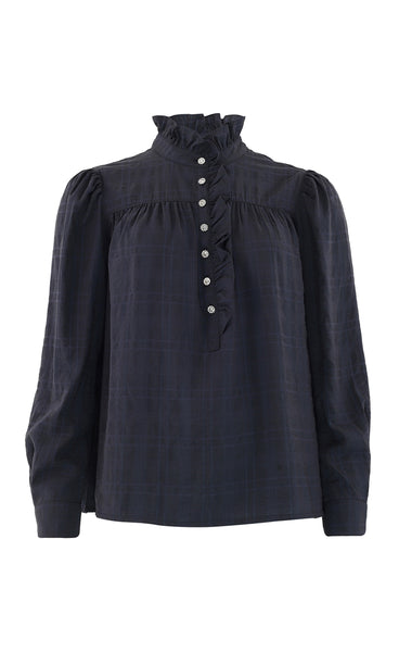 Ariana blouse - navy blue