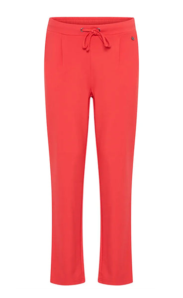 FRANSA stretch pants - coral