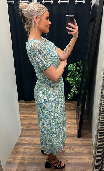 Mesh dress - birch mix