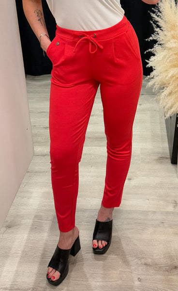 FRANSA stretch pants - coral
