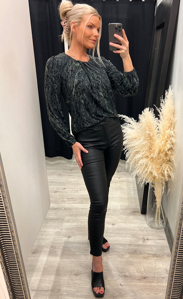 Savoy blouse 1 - jungle mix