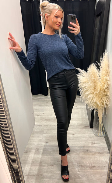 Anabel tee 1 - navy melange