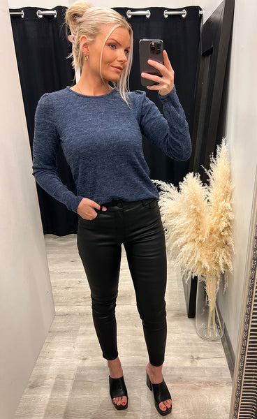 Anabel tee 1 - navy melange