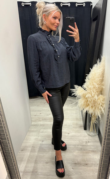 Ariana blouse - navy blue