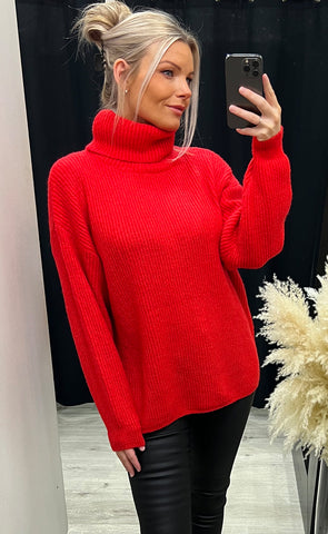Chloe pullover - red