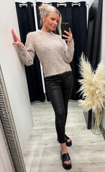 SP Lessie pullover - beige glitter