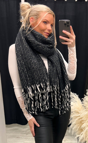 Carlotta scarf - black mix