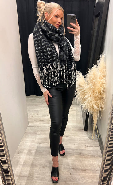 Carlotta scarf - black mix