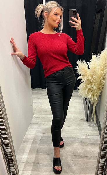 Chimma pullover - chili pepper