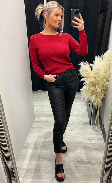 Chimma pullover - chili pepper