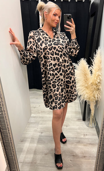 Luna dress - leopard