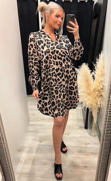 Luna dress - leopard