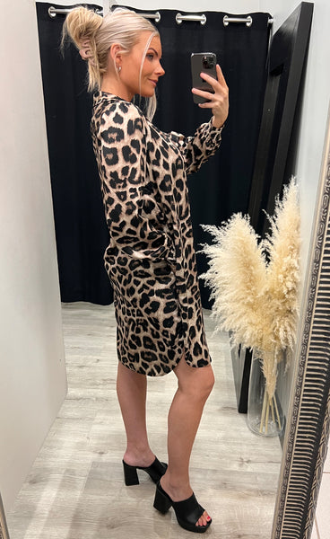 Luna dress - leopard