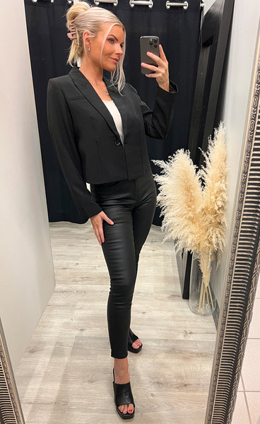 Vegal blazer - black