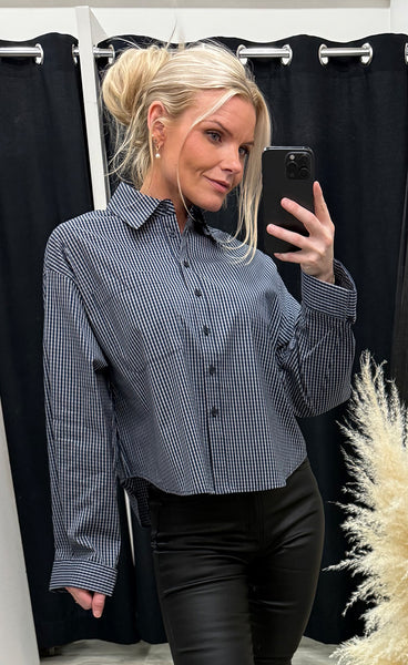 NOELLA N-Marlon C shirt - davy navy check