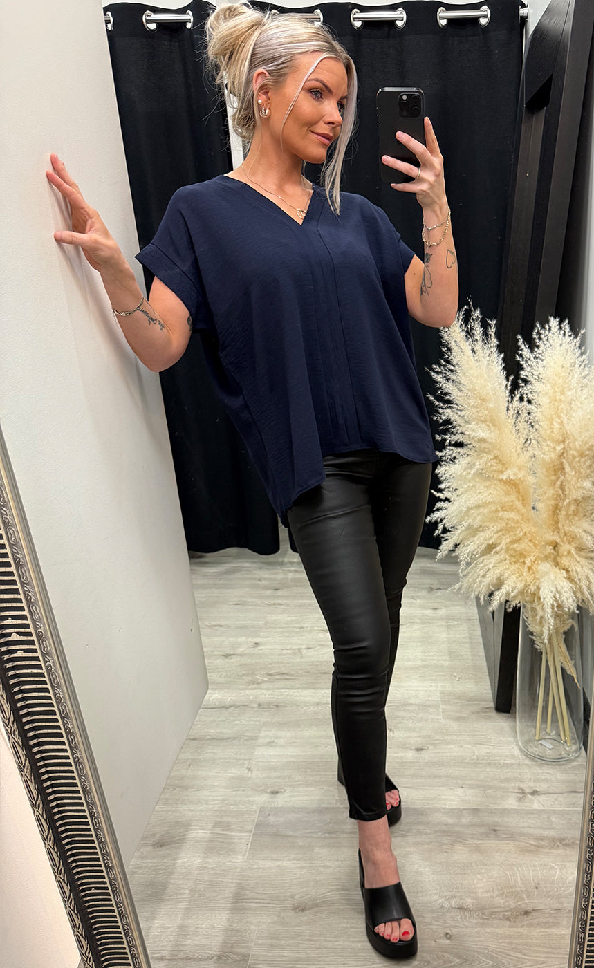Irina blouse 1 - mauve chalk