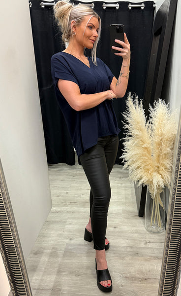 Erica tee - navy