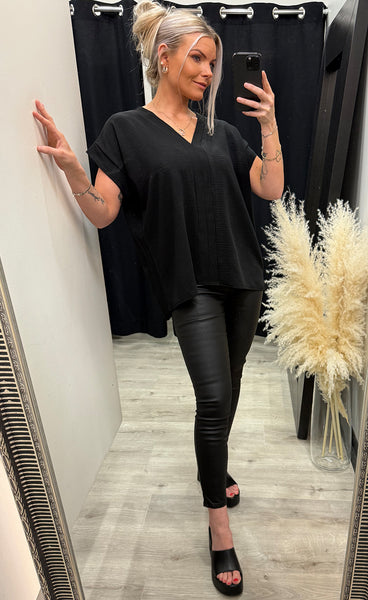 Erica tee - black