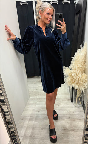 Barbara dress - dark navy