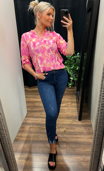Rica blouse - begonia pink