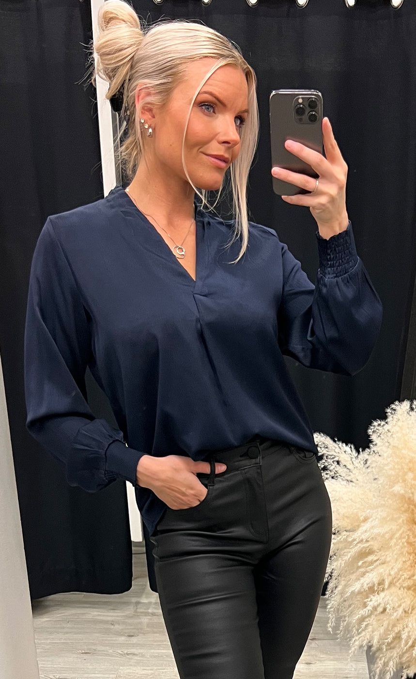 Viline blouse 1 - navy