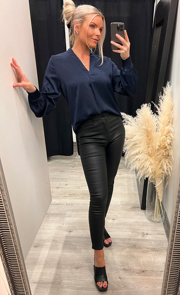 Viline blouse 1 - navy