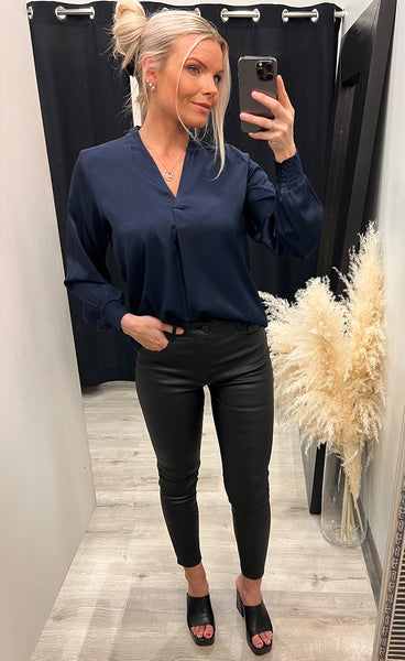 Viline blouse 1 - navy