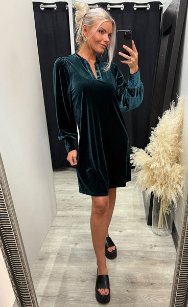 Barbara dress - forest green