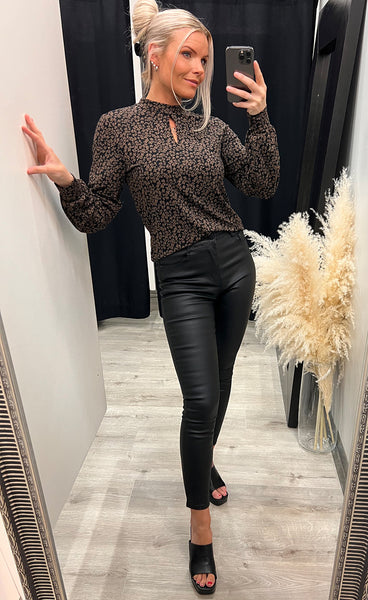 Cerica tee 4 - brown mix