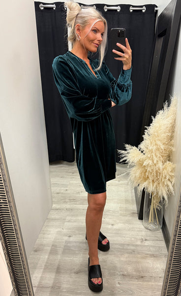 Barbara dress - forest green