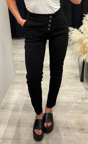 Trille boyfriend trousers - black