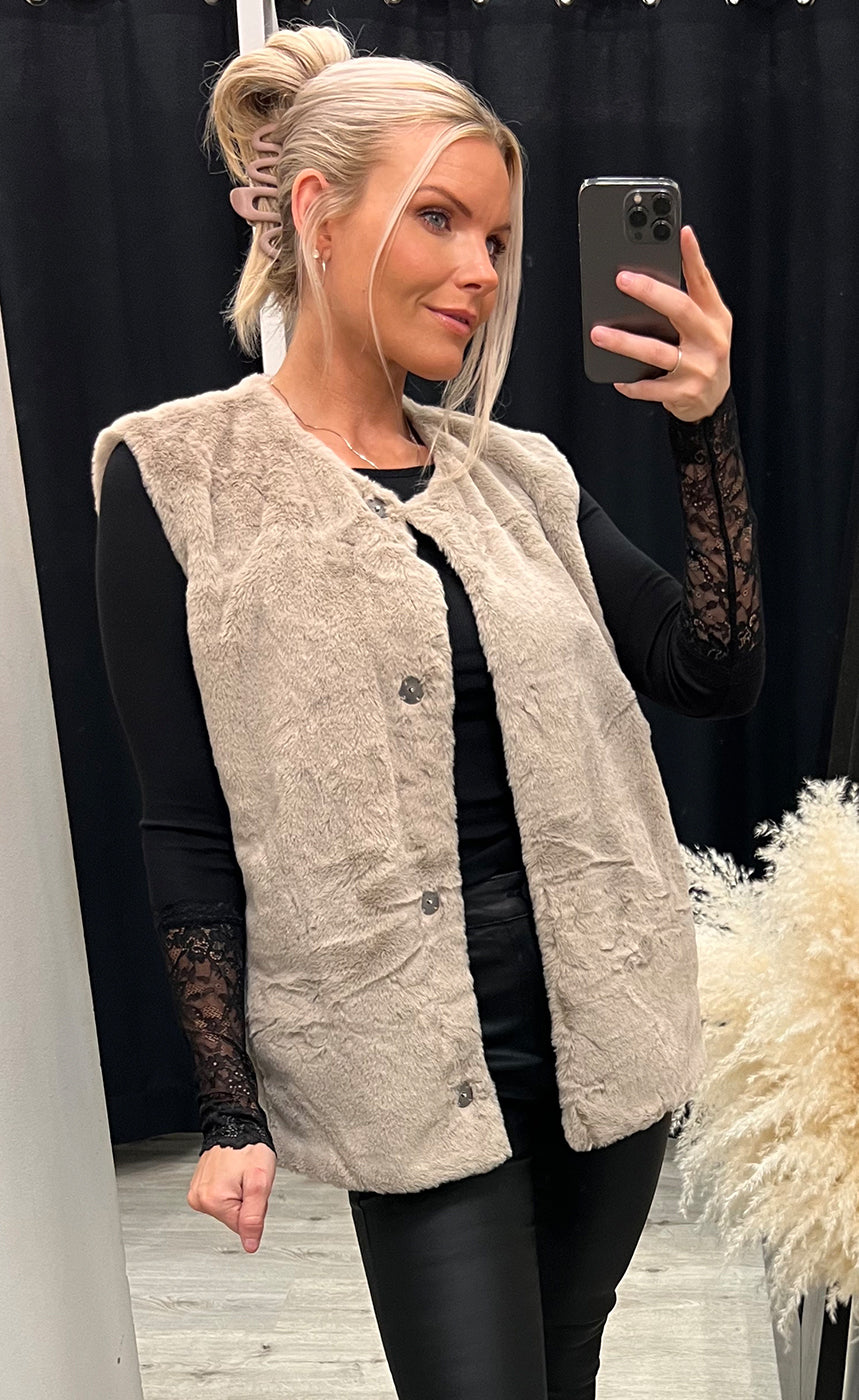 Calino waistcoat - beige