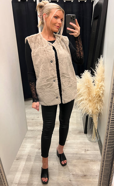 Calino waistcoat - beige