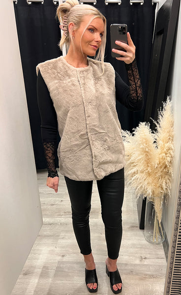 Calino waistcoat - beige