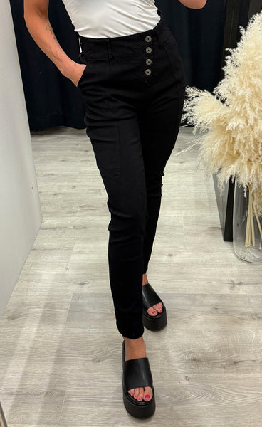 Trille boyfriend trousers - black