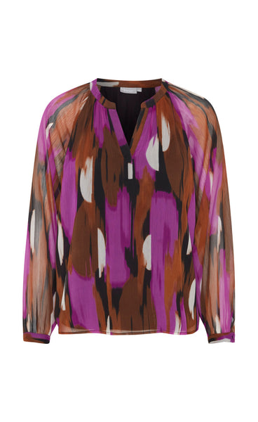 Cheaky blouse 1 - sparkling grape