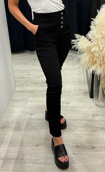 Trille boyfriend trousers - black