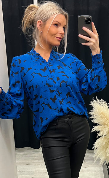 Nemmy blouse 2 - princess blue