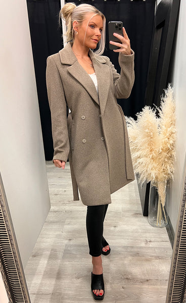 Tanni jacket - taupe melange