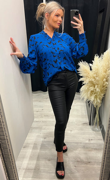 Nemmy blouse 2 - princess blue