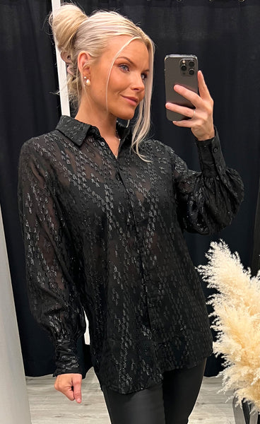 Sparkie shirt 1 - black glitter