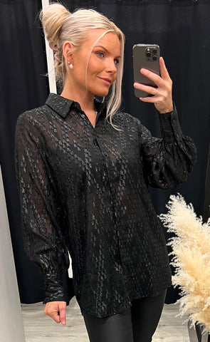 Sparkie shirt 1 - black glitter