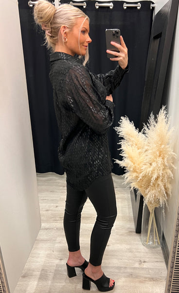 Sparkie shirt 1 - black glitter